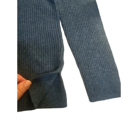 Madewell Blue Turtleneck Sweater - Picture 8 of 9